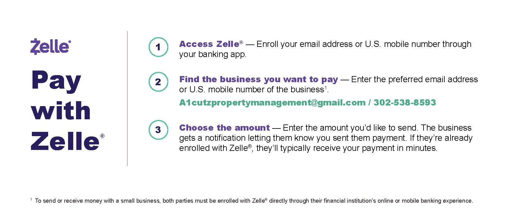 Pay With Zelle